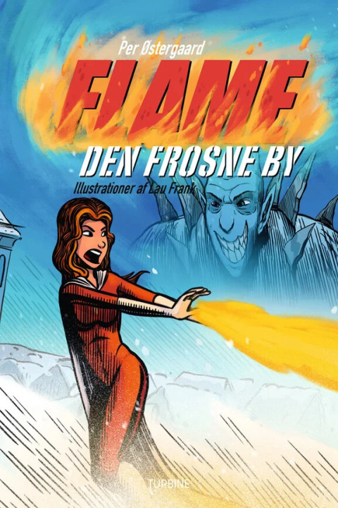 Omslag: Flame - Den frosne by