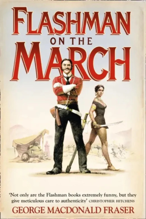 Omslag: FLASHMAN ON THE MARCH PB-B