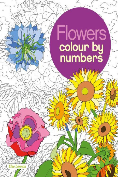 Omslag: Flowers Colour by Numbers