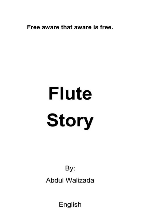 Omslag: flute story