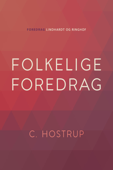 Omslag: Folkelige foredrag