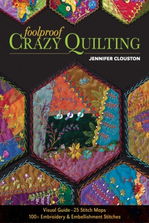 Omslag: Foolproof Crazy Quiltingvisual Guide25 Stitch Maps 100 E