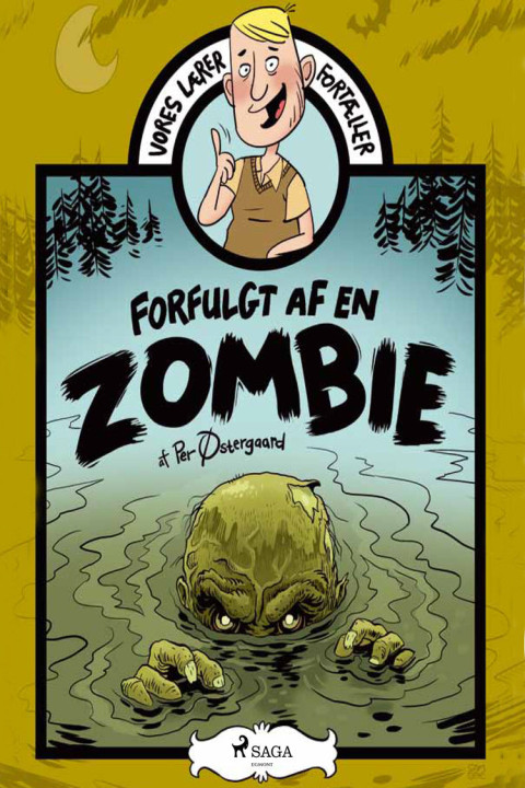 Omslag: Forfulgt af en zombie