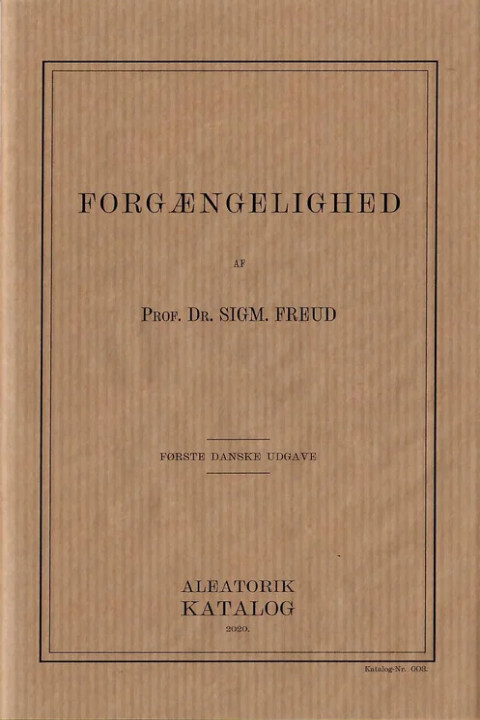 Omslag: Forgængelighed