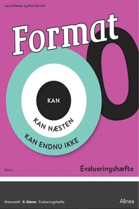 Omslag: Format 0, Evalueringshæfte