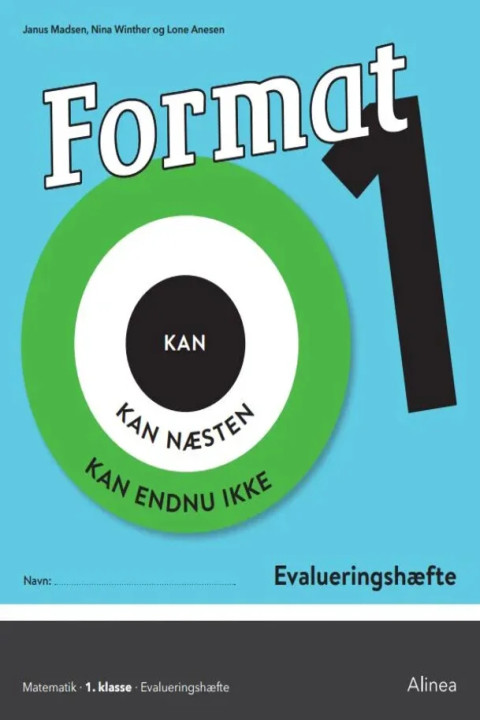 Omslag: Format 1, Evalueringshæfte