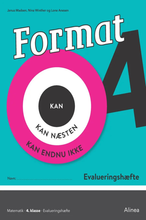 Omslag: Format 4, Evalueringshæfte