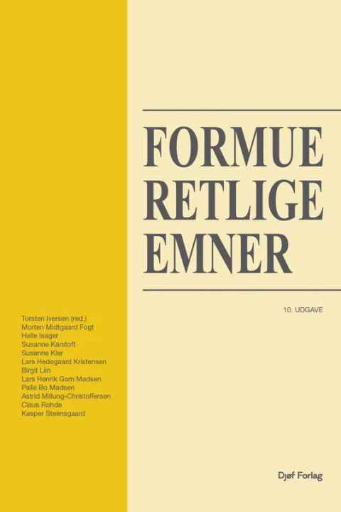 Omslag: Formueretlige emner