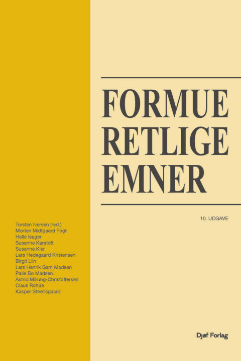 Omslag: Formueretlige emner
