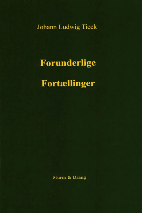 Omslag: Forunderlige Fortællinger