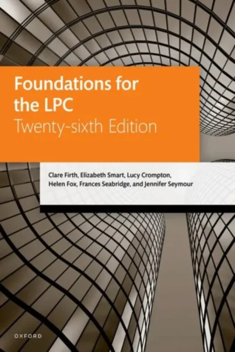 Omslag: Foundations for the LPC