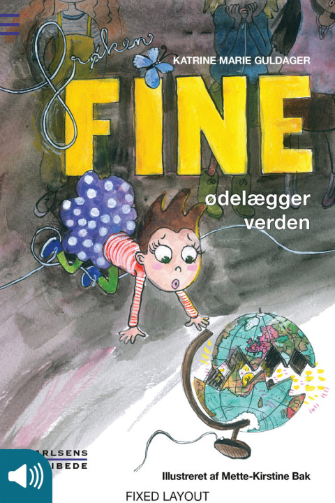 Omslag: Frøken Fine ødelægger verden