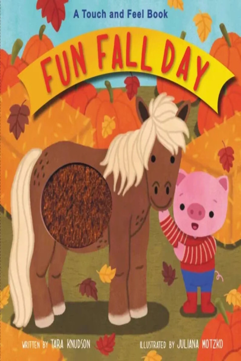 Omslag: Fun Fall Day - A Touch and Feel Board Book