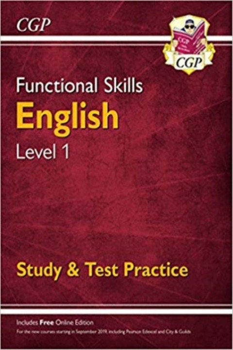 Omslag: Functional Skills English Level 1 - Study & Test Practice