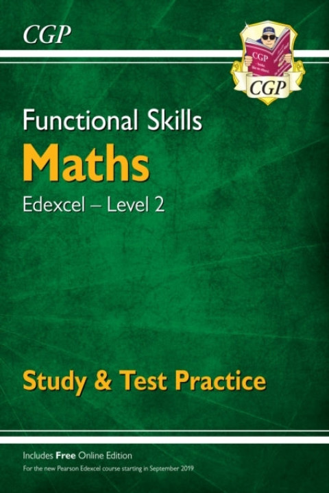 Omslag: Functional Skills Maths Edexcel Level 2 - Study & Test Prac