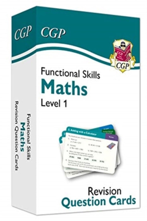 Omslag: Functional Skills Maths Revision Question Cards - Level 1