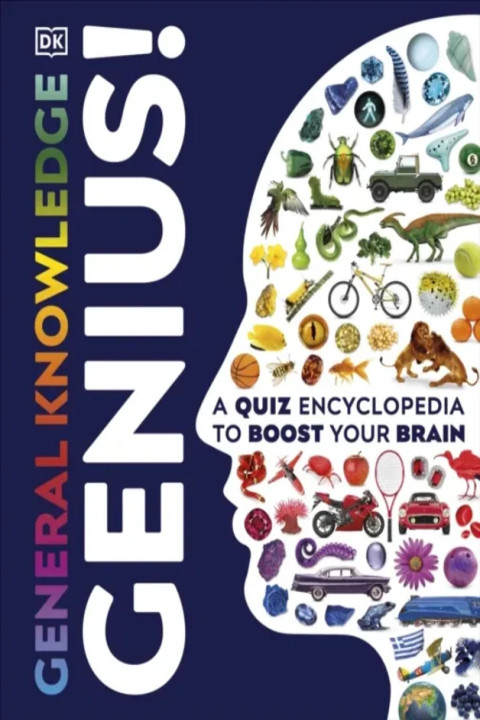 Omslag: General Knowledge Genius! - A Quiz Encyclopedia to Boost Your Brain