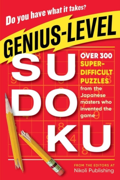 Omslag: Genius-level Sudoku