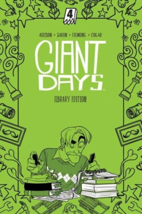 Omslag: Giant Days Library Edition Vol. 4