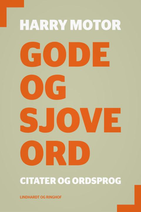 Omslag: Gode og sjove ord