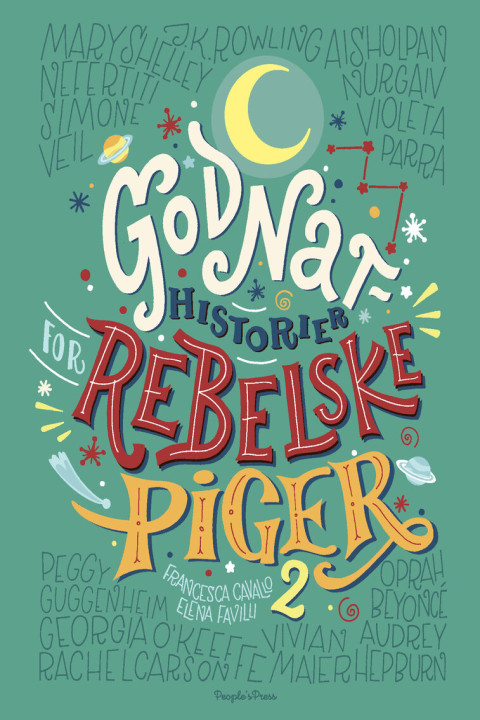Omslag: Godnathistorier for rebelske piger 2