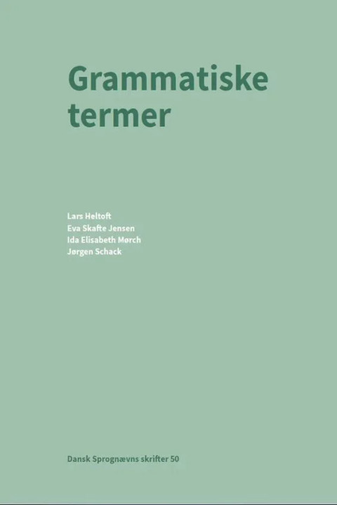Omslag: Grammatiske termer