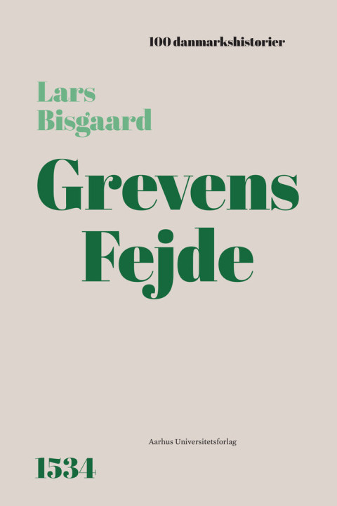 Omslag: Grevens fejde - 1534