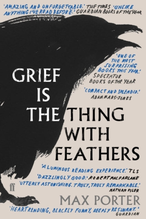 Omslag: Grief Is the Thing With Feathers