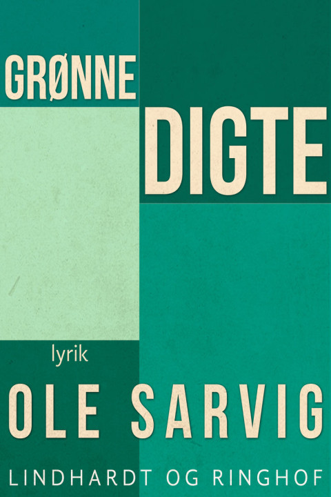 Omslag: Grønne digte