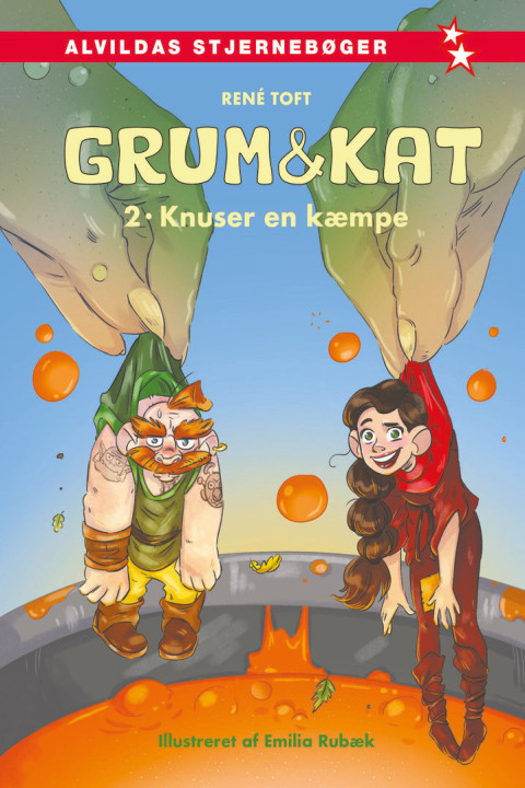 Omslag: Grum & Kat 2: Knuser en kæmpe