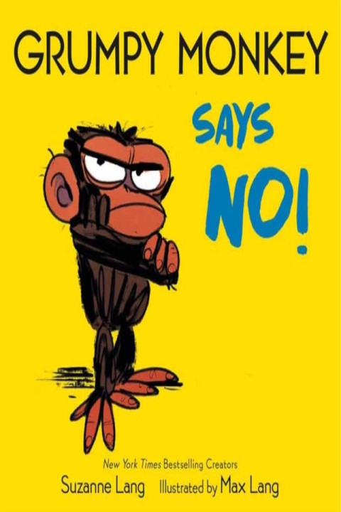 Omslag: Grumpy Monkey Says No!
