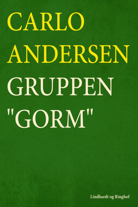 Omslag: Gruppen "Gorm"