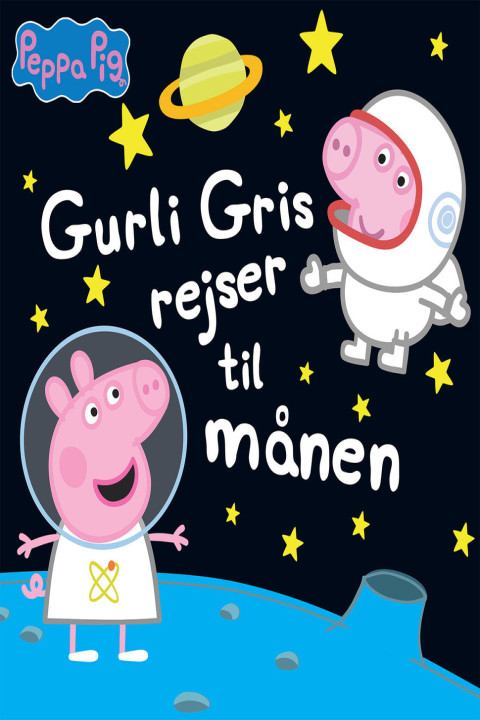Omslag: Gurli Gris rejser til månen