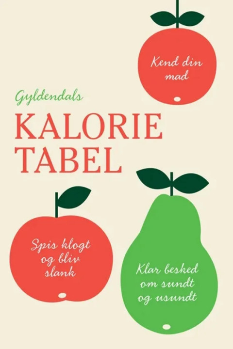 Omslag: Gyldendals kalorietabel