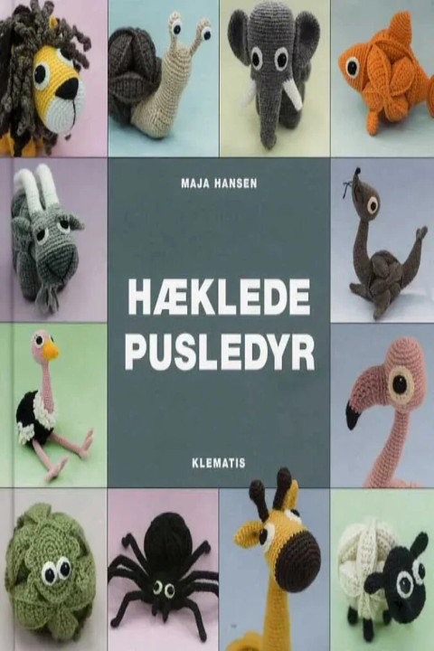 Omslag: Hæklede pusledyr