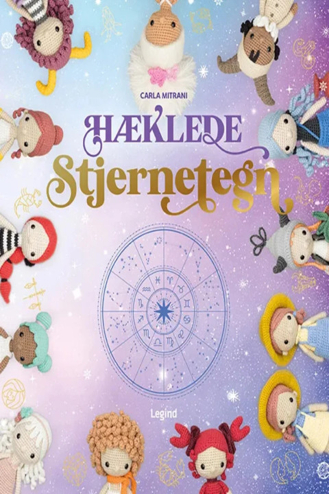 Omslag: Hæklede stjernetegn