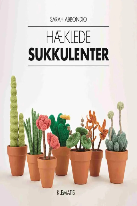 Omslag: Hæklede sukkulenter