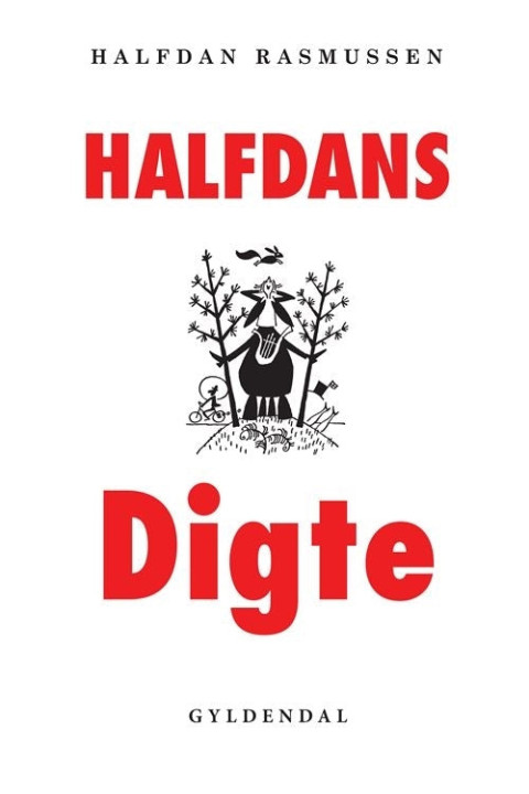 Omslag: Halfdans digte