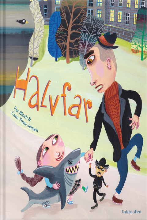 Omslag: Halvfar