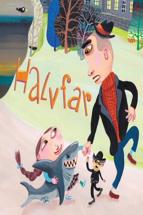 Omslag: Halvfar