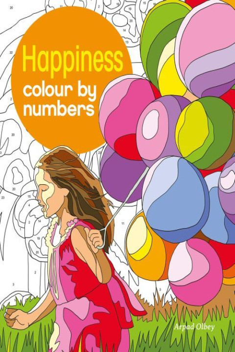 Omslag: Happiness Colour by Numbers