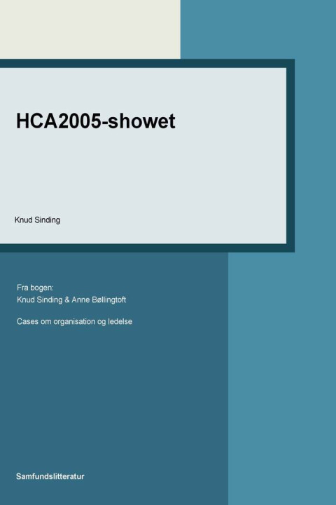 Omslag: HCA2005-showet
