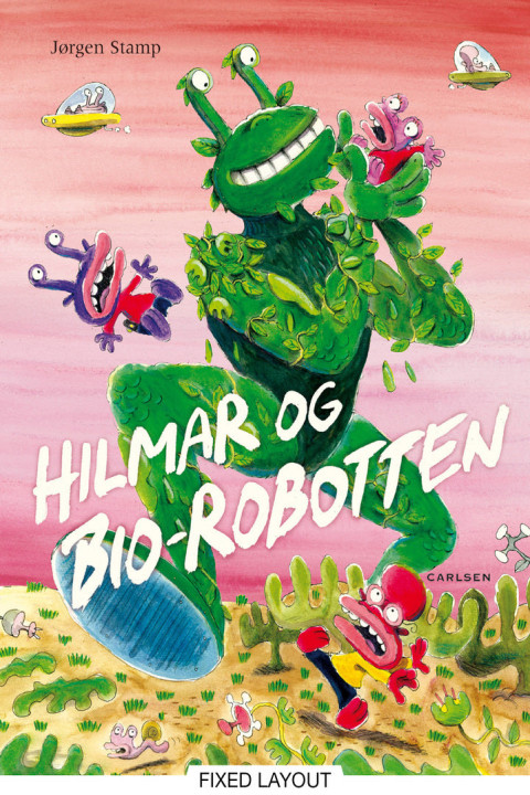 Omslag: Hilmar og bio-robotten