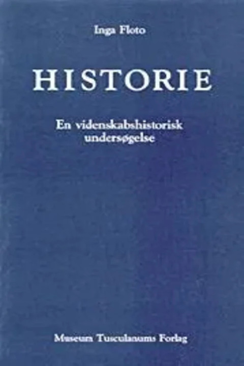 Omslag: Historie - En videnskabshistorisk undersøgelse