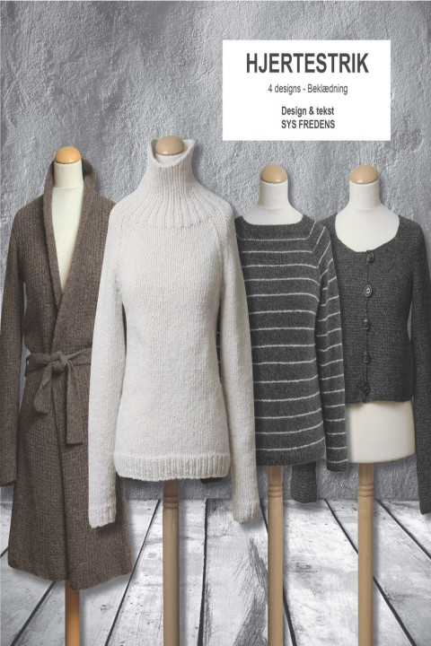 Omslag: Hjertestrik 4 designs