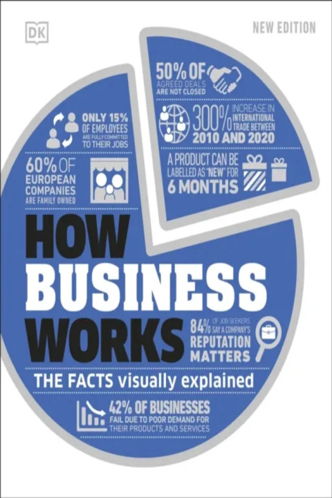 Omslag: How Business Works - The Facts Visually Explained