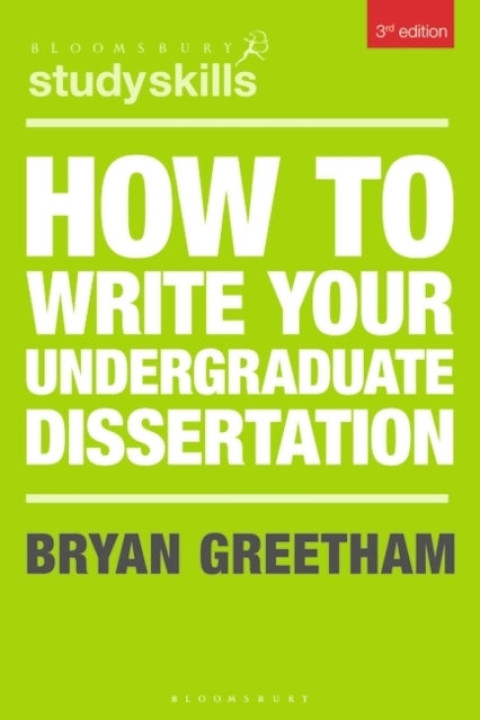 Omslag: How To Write Your Undergraduate Dissertation
