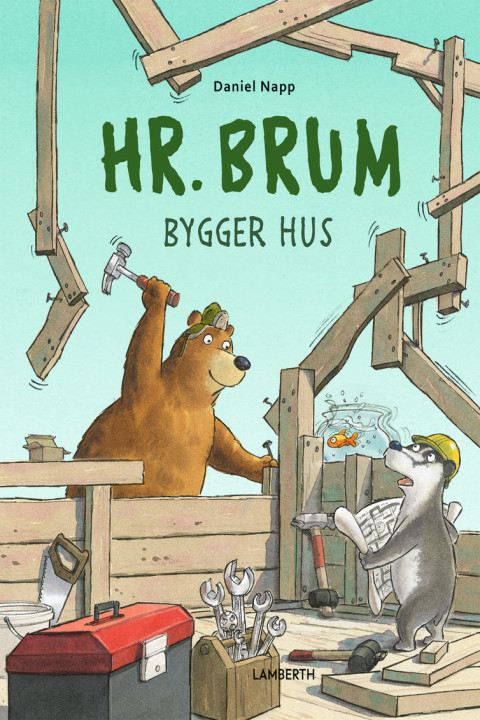 Omslag: Hr. Brum bygger hus