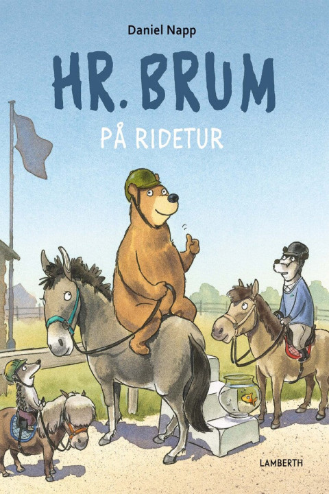 Omslag: Hr. Brum på ridetur