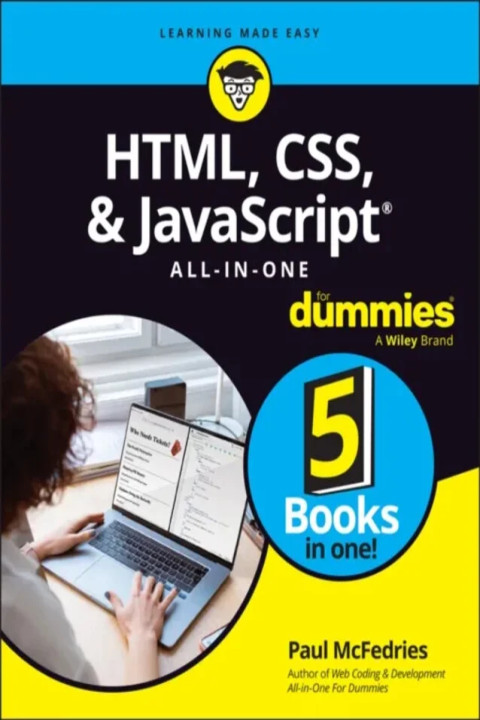 Omslag: HTML, CSS, & JavaScript All-in-One For Dummies